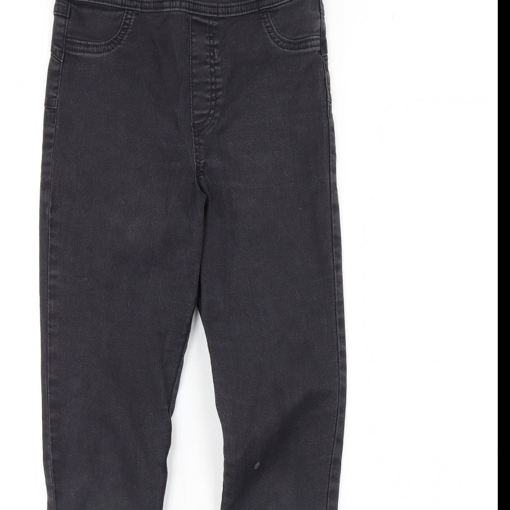 F&F Womens Black  Denim Skinny Jeans Size 8 L28 in