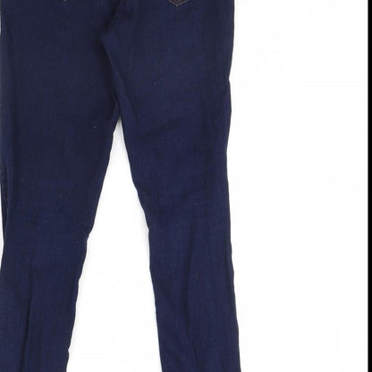 Denim & Co. Womens Blue  Denim Skinny Jeans Size 10 L30 in