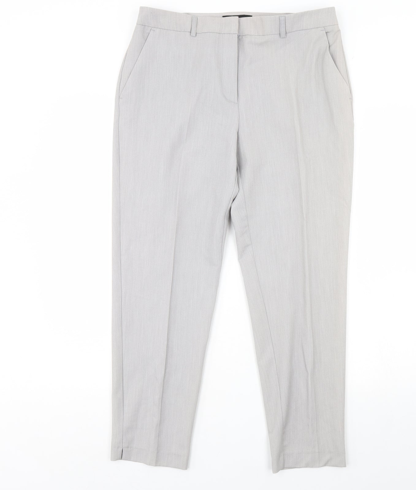 Womens UK Size 10 Dorothy Perkins Regular Fit  Grey Trousers