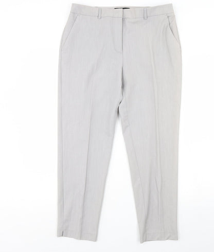 Womens UK Size 10 Dorothy Perkins Regular Fit  Grey Trousers