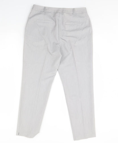Womens UK Size 10 Dorothy Perkins Regular Fit  Grey Trousers