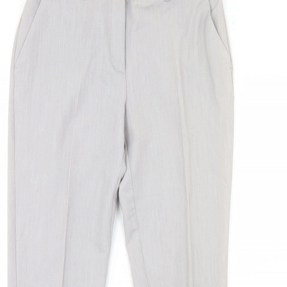 Womens UK Size 10 Dorothy Perkins Regular Fit  Grey Trousers