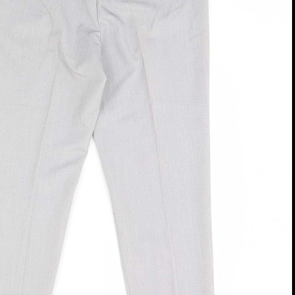 Womens UK Size 10 Dorothy Perkins Regular Fit  Grey Trousers