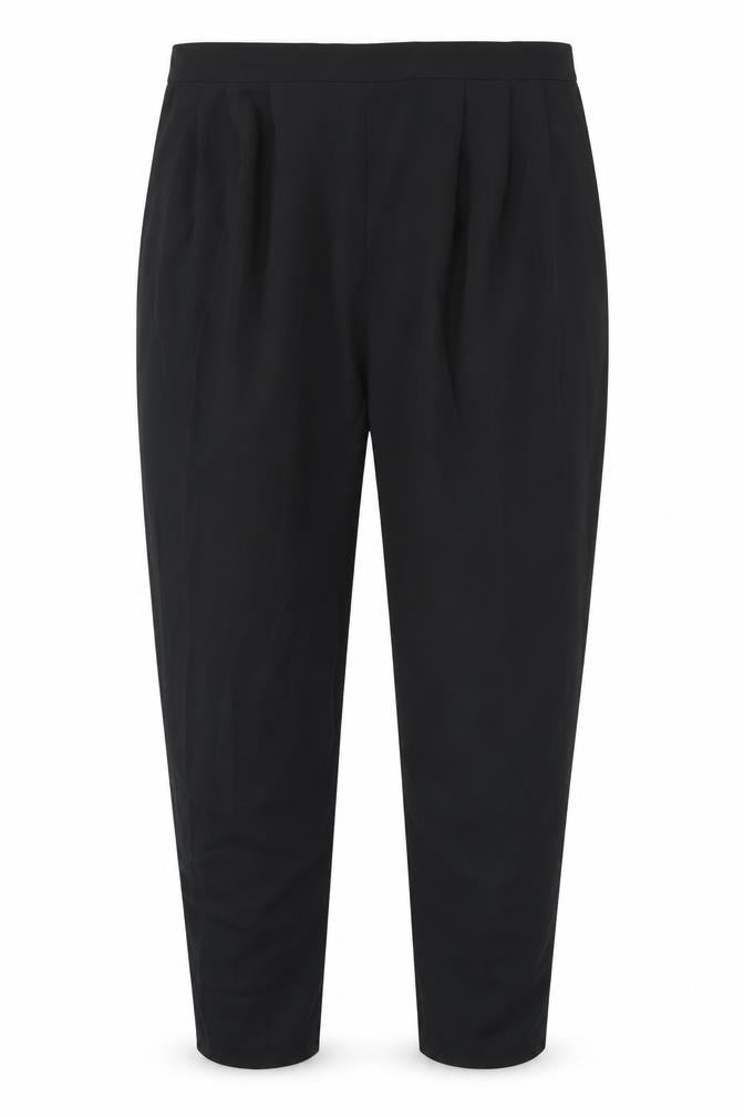 Womens UK Size 28 Preworn Regular Fit  Black Trousers