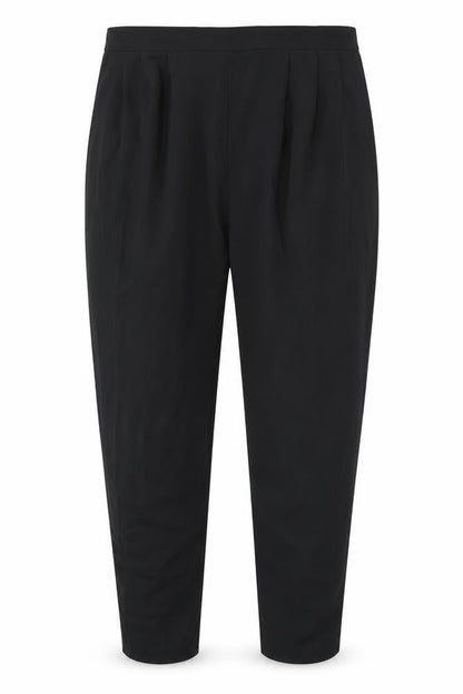 Womens UK Size 28 Preworn Regular Fit  Black Trousers