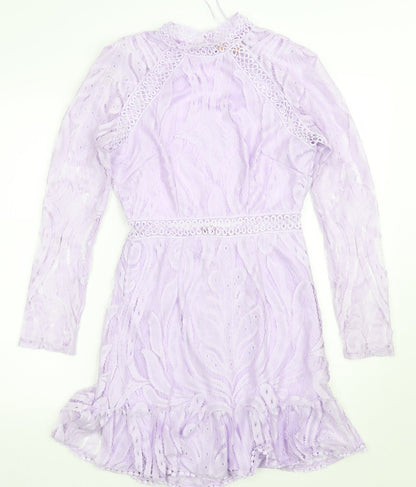 Love triangle Womens Purple   A-Line  Size 8