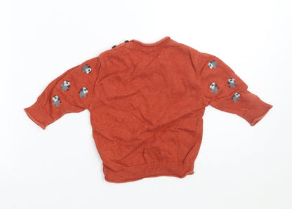 NEXT Baby Brown   Pullover Jumper Size 3-6 Months