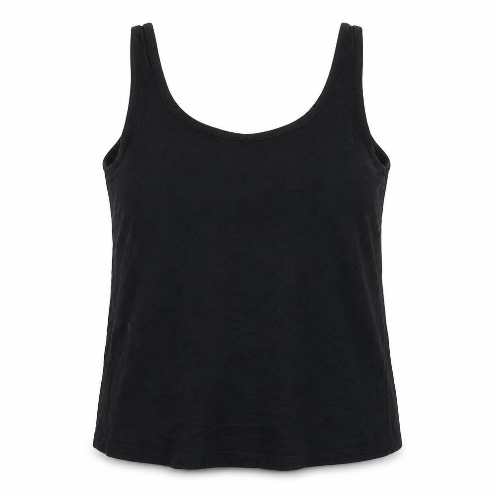 Womens UK Size 10 ASOS Black Basic Tank