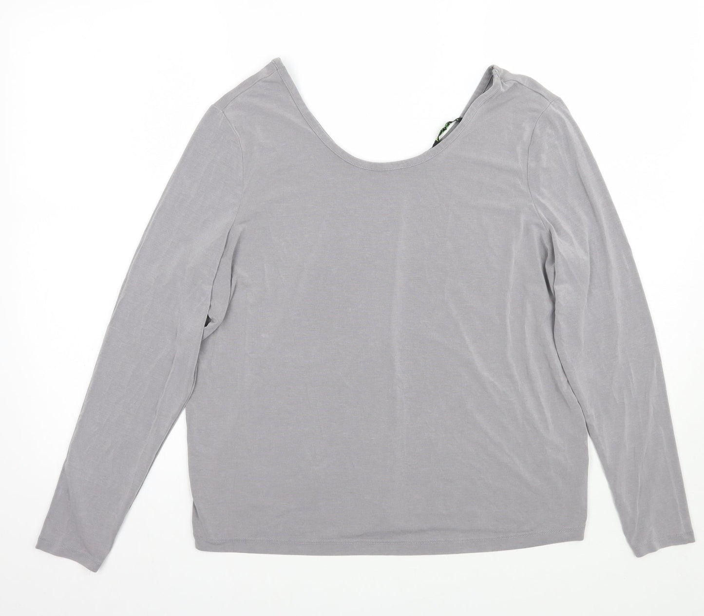 Womens UK Size 10 TU Grey Basic T-Shirt