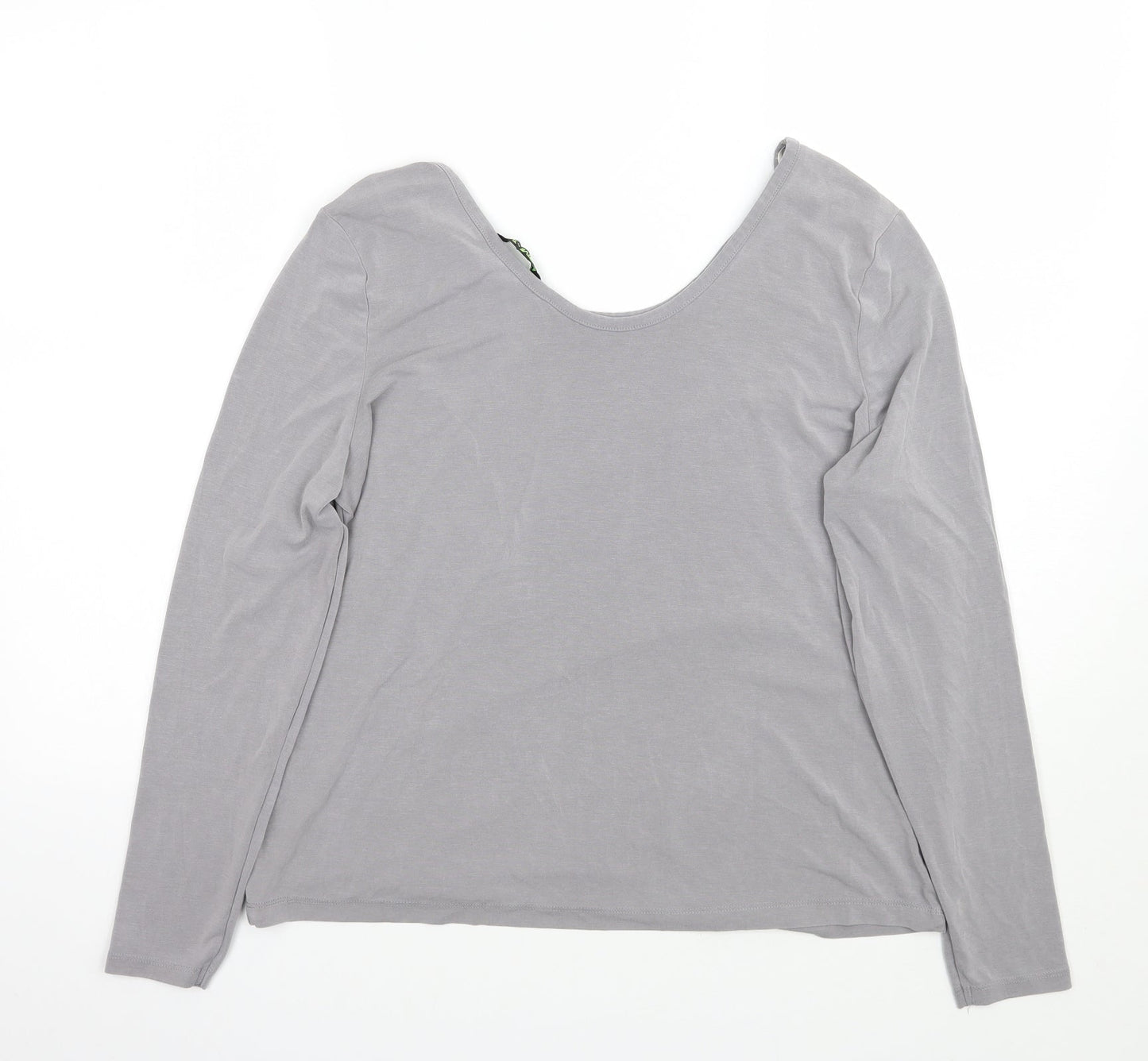 Womens UK Size 10 TU Grey Basic T-Shirt