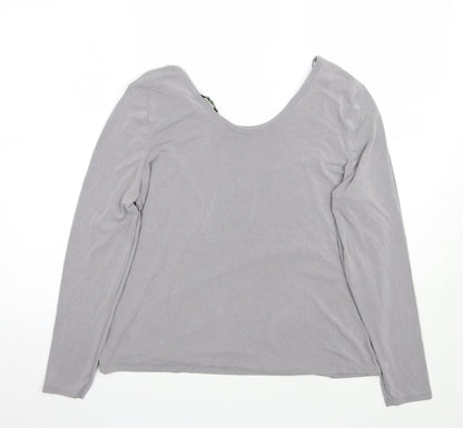 Womens UK Size 10 TU Grey Basic T-Shirt
