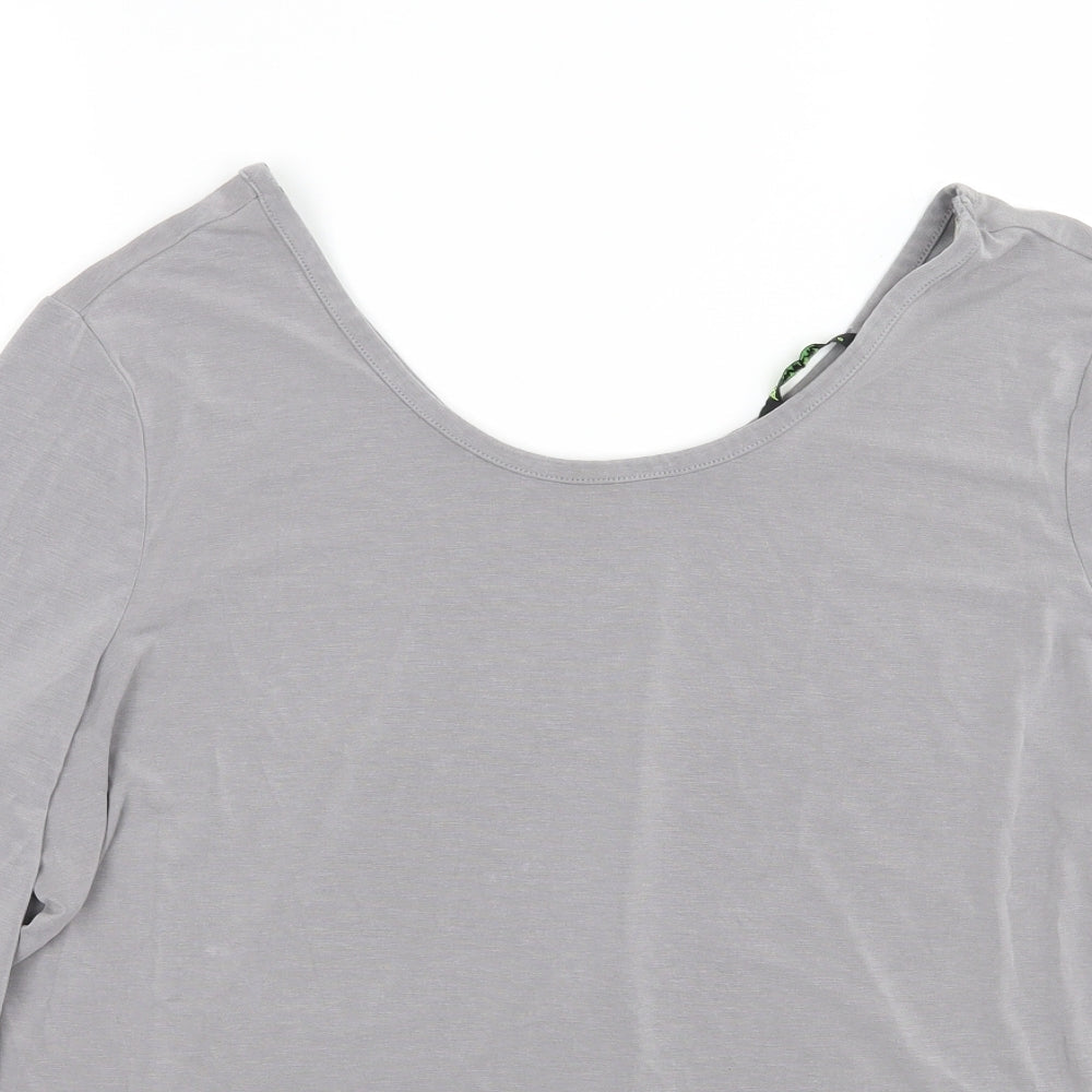 Womens UK Size 10 TU Grey Basic T-Shirt