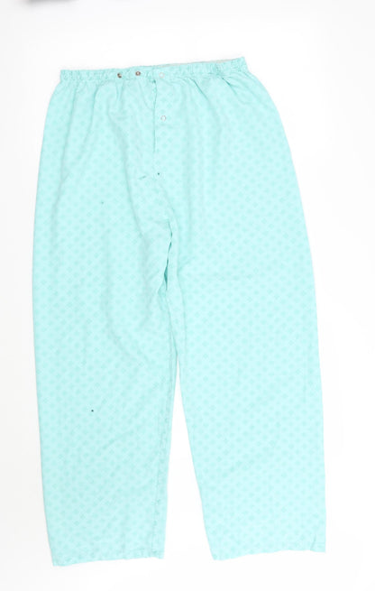 Womens UK Size 32 Preworn Regular Fit Sweatpants Green Trousers