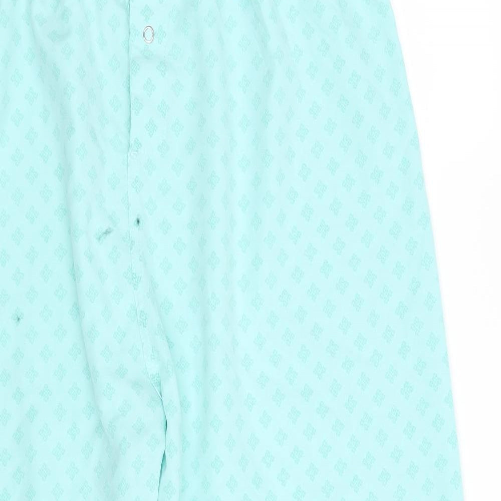 Womens UK Size 32 Preworn Regular Fit Sweatpants Green Trousers