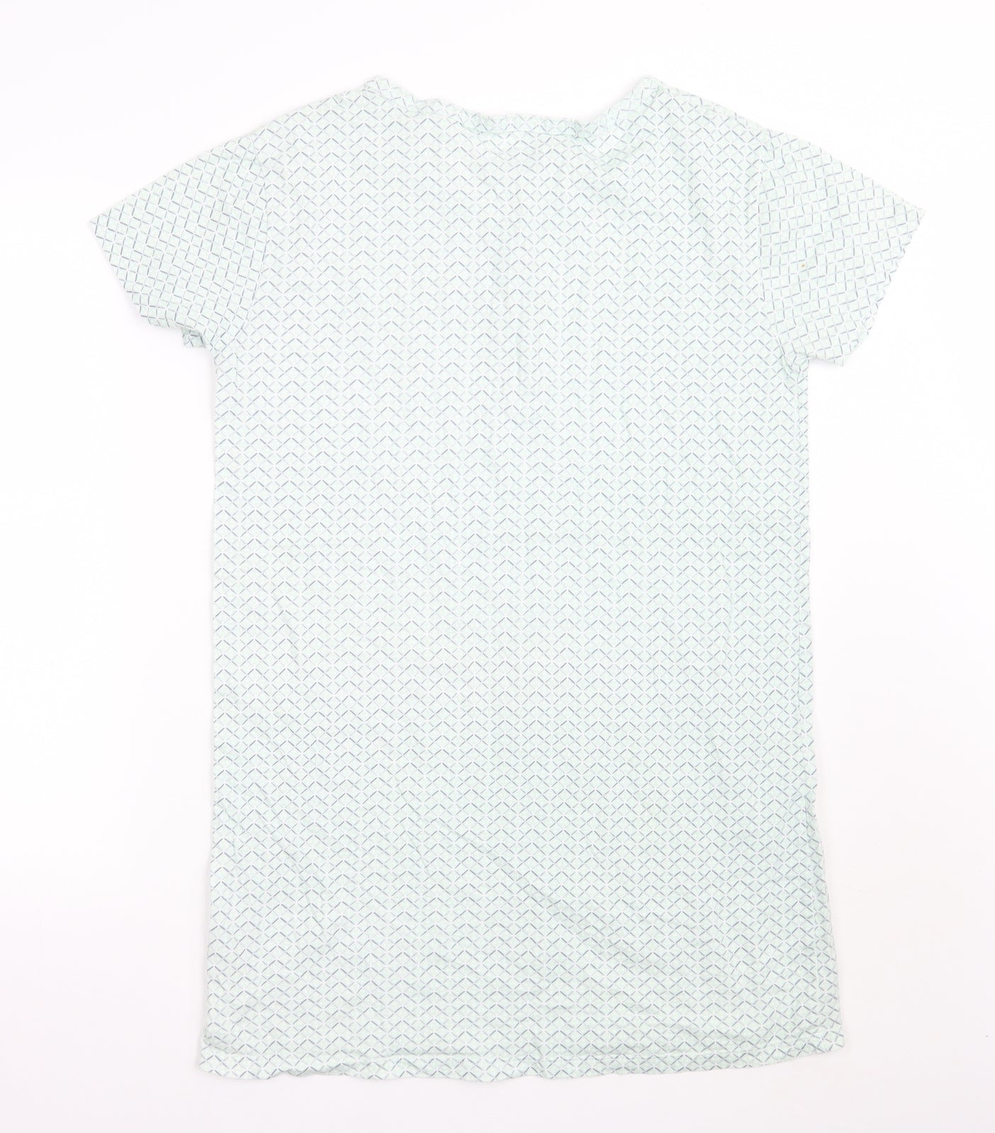Primark Womens Green Geometric  A-Line  Size 8