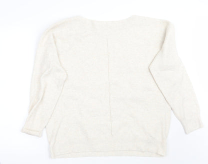 George Womens Beige   Pullover Jumper Size L