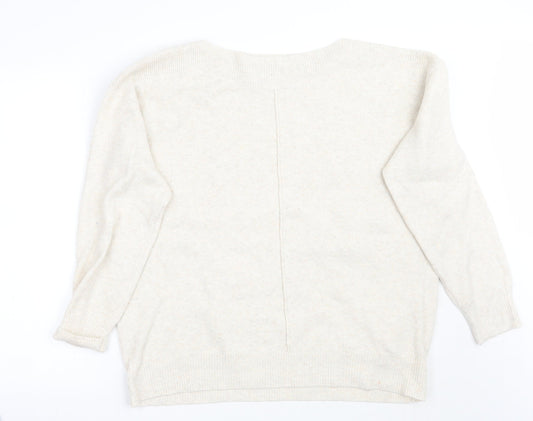 George Womens Beige   Pullover Jumper Size L