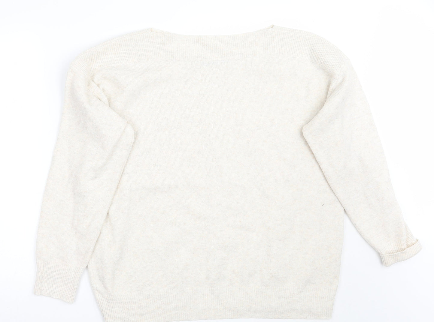 George Womens Beige   Pullover Jumper Size L