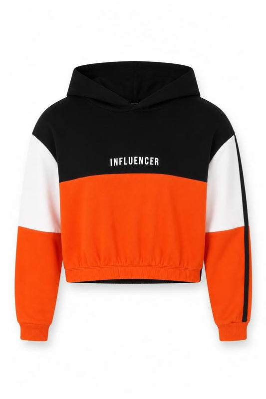 Candy Couture Girls Orange   Pullover Hoodie Size 14 Years
