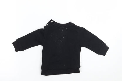 Gem look Baby Black   Pullover Jumper Size 3-6 Months