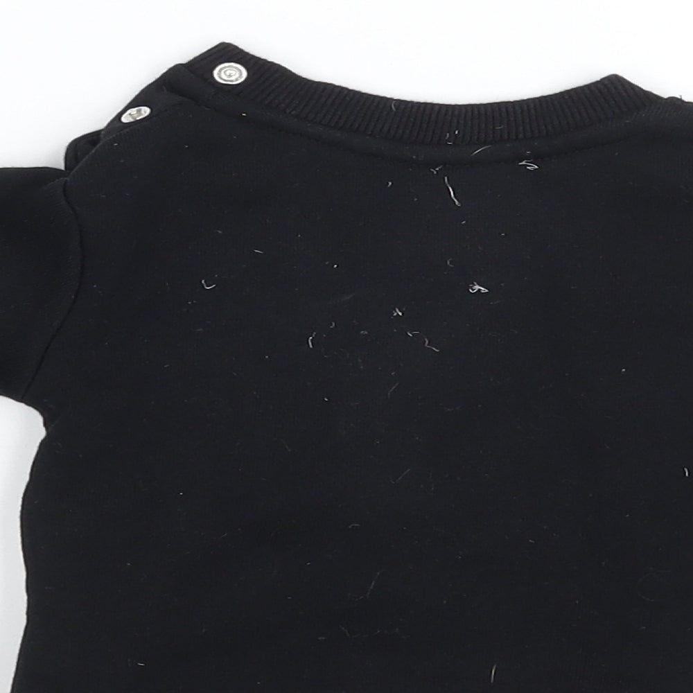 Gem look Baby Black   Pullover Jumper Size 3-6 Months