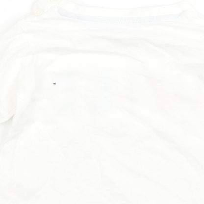 Matalan Girls White   Basic T-Shirt Size 9-12 Months
