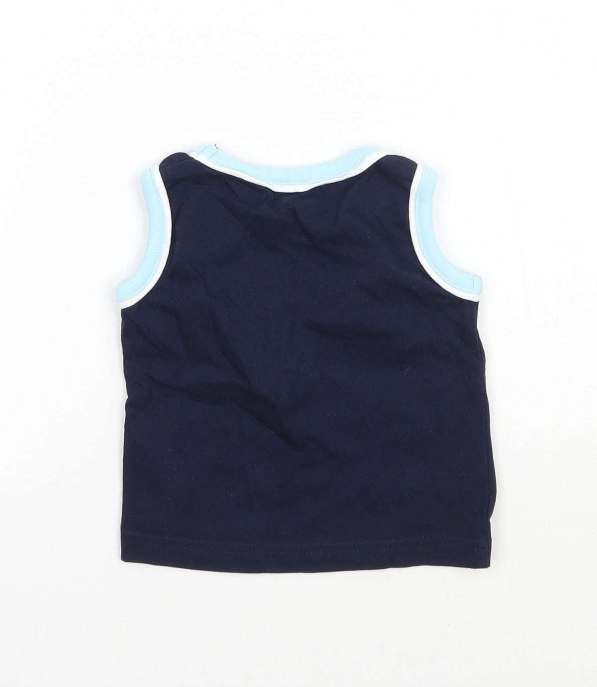 Matalan Boys Blue   Basic Tank Size 3-6 Months