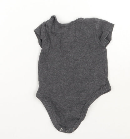 Mammas & Pappas Baby Grey   Babygrow One-Piece Size 3-6 Months
