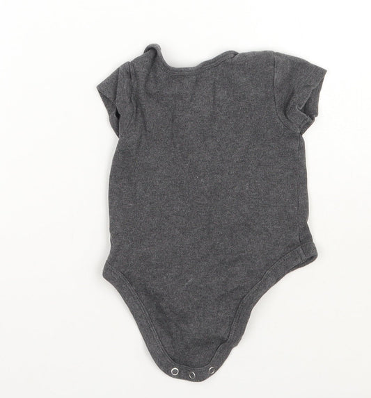 Mammas & Pappas Baby Grey   Babygrow One-Piece Size 3-6 Months