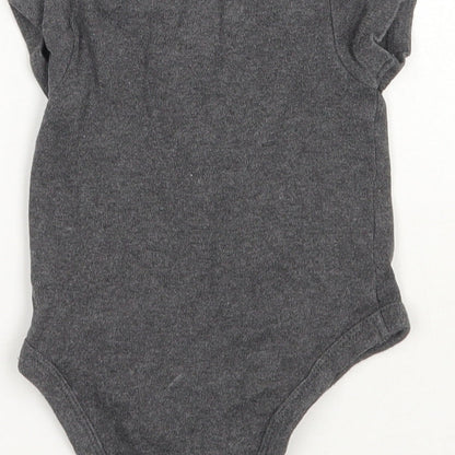 Mammas & Pappas Baby Grey   Babygrow One-Piece Size 3-6 Months