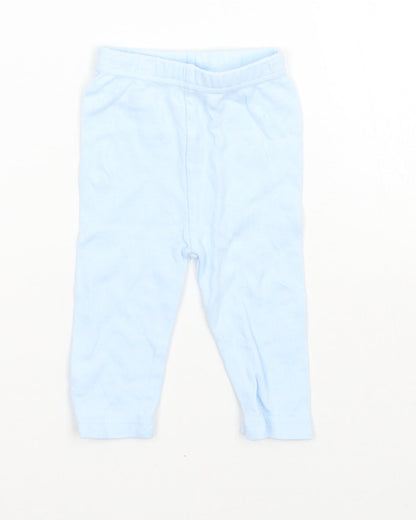 Bebe bonito Baby Blue   Capri Leggings Size 0-3 Months