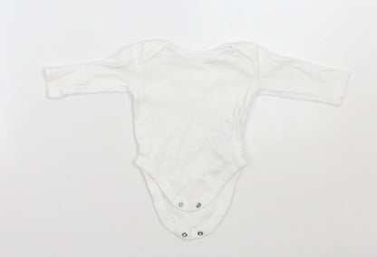 George Baby White   Babygrow One-Piece Size 0-3 Months