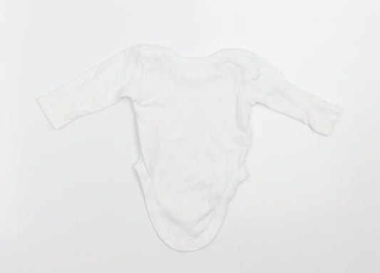 George Baby White   Babygrow One-Piece Size 0-3 Months