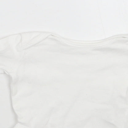 George Baby White   Babygrow One-Piece Size 0-3 Months