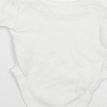 George Baby White   Babygrow One-Piece Size 0-3 Months