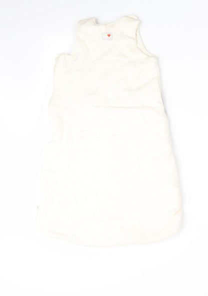 NP Heart Girls Ivory Animal Print  Coverall One-Piece Size 0-3 Months  - Elephant Print