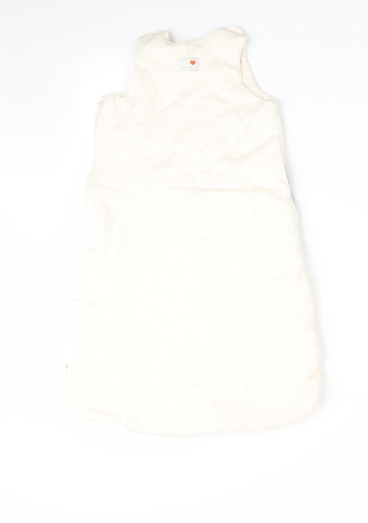 NP Heart Girls Ivory Animal Print  Coverall One-Piece Size 0-3 Months  - Elephant Print