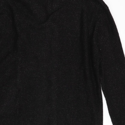 River Island Womens Black   Cardigan Jumper Size L