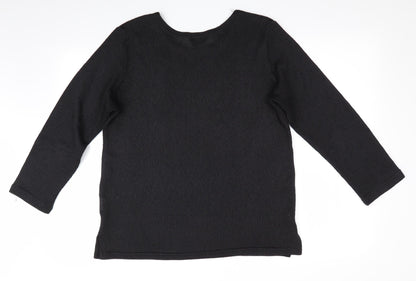 Real Clothing Company Womens Black   Pullover Jumper Size 14