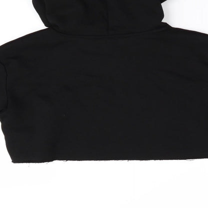 candy courture Girls Black   Pullover Hoodie Size 13 Years  - Cropped