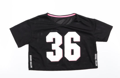 Action Squad Womens Black   Basic T-Shirt   - Action Squad 36