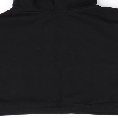 H&M Girls Black   Pullover Hoodie Size 14 Years  - Brooklyn
