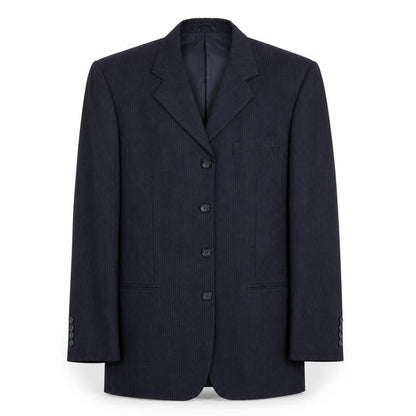 Nickleby Mens Blue Striped  Jacket Suit Jacket Size 38