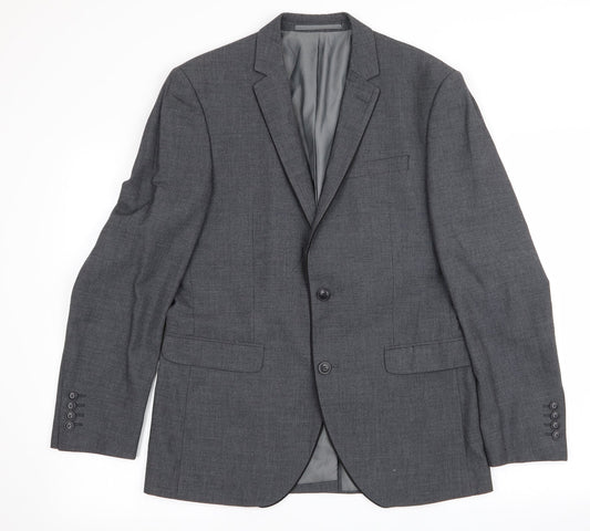 George Mens Grey   Jacket Suit Jacket