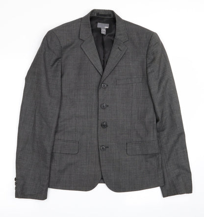 Mens UK Size 36 H&M Regular Grey Suit Jacket