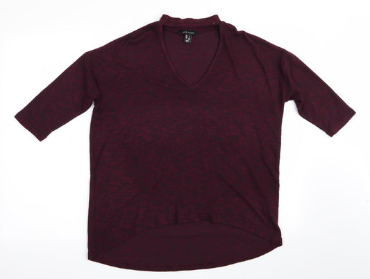 Womens UK Size S New Look Purple Pullover Jumper