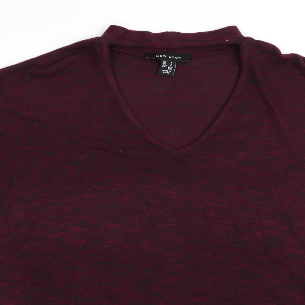 Womens UK Size S New Look Purple Pullover Jumper