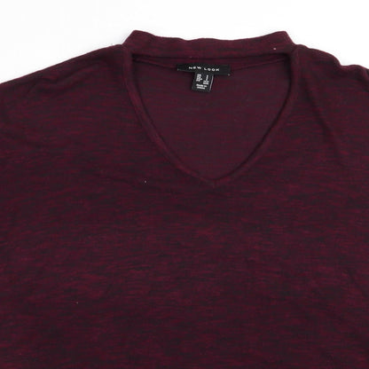 Womens UK Size S New Look Purple Pullover Jumper