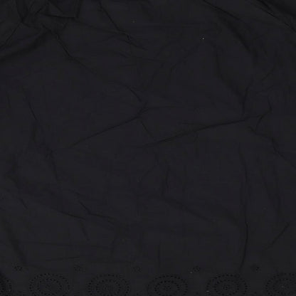 Womens UK Size 14 Onfire Black Basic Blouse