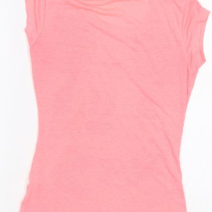 Disney Womens Pink   Basic T-Shirt Size 6  - Mickey